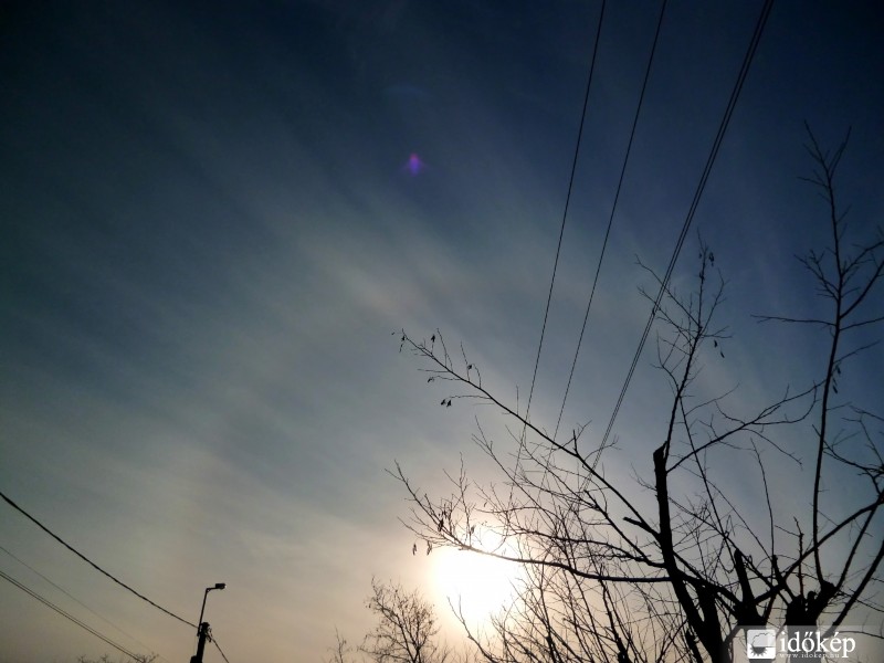 Ma délelőtti HALO Gödöllő felett