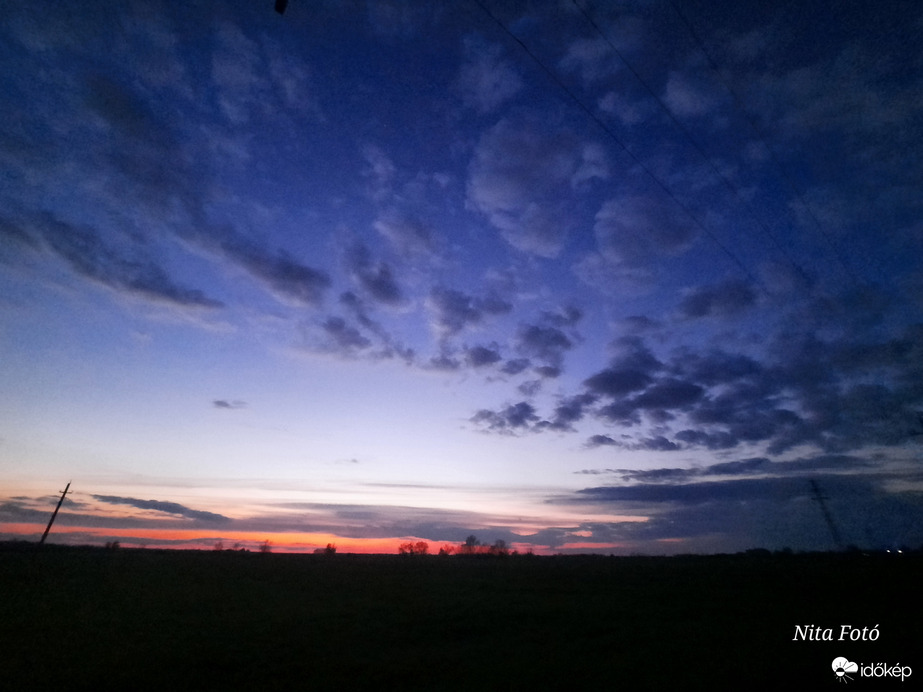 Naplemente & felhős égbolt 1