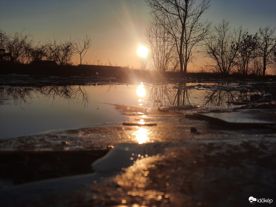 ,,Jeges" naplemente Dévaványán!  :-)