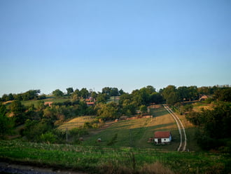 Iznai szőlőhegy. 
