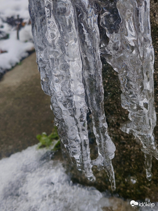 Jég oszlop. 