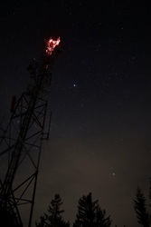 Nyári égbolt a bánkúti Petőfi kilátóból