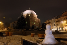 Hóemberek lepték el Pécs belvárosát 3