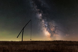 Nyári éjszaka a hortobágyi pusztaságon
