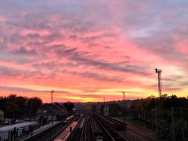 Kaposvár ma reggel.