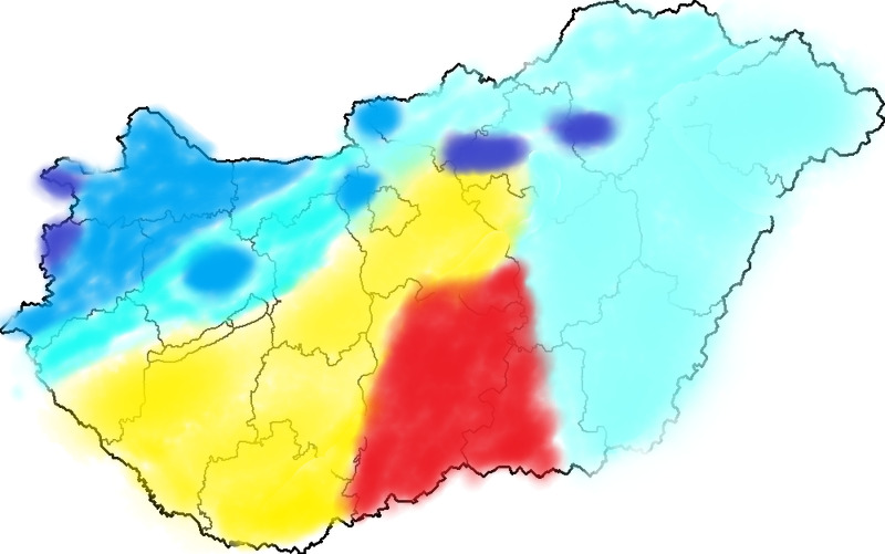 Várható hómennyiség (2021.02.11.)