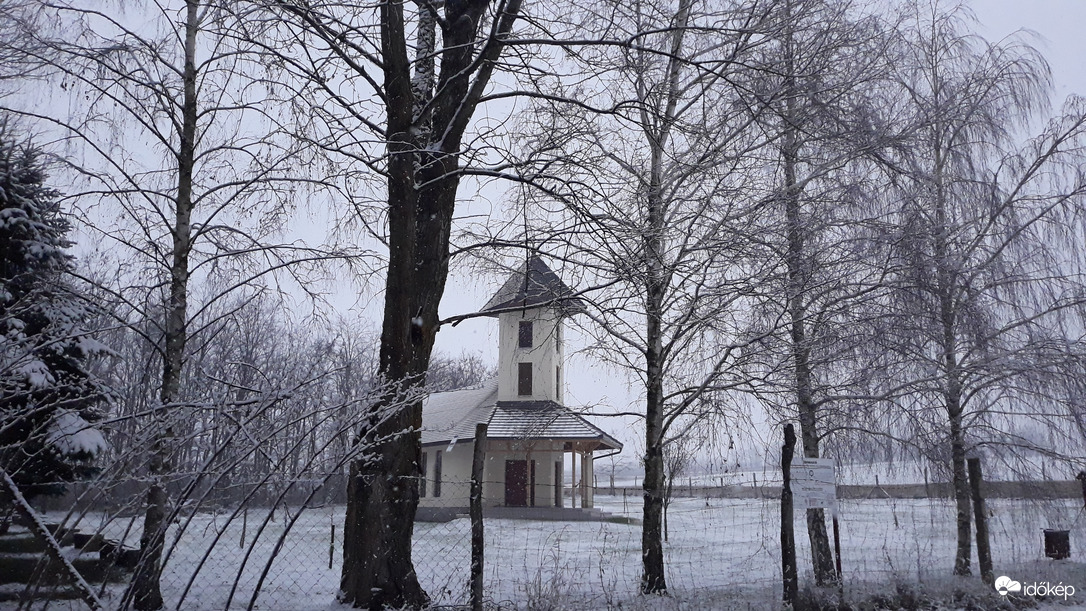 Intezíven havazik Ecséd, Szentkút-völgyében