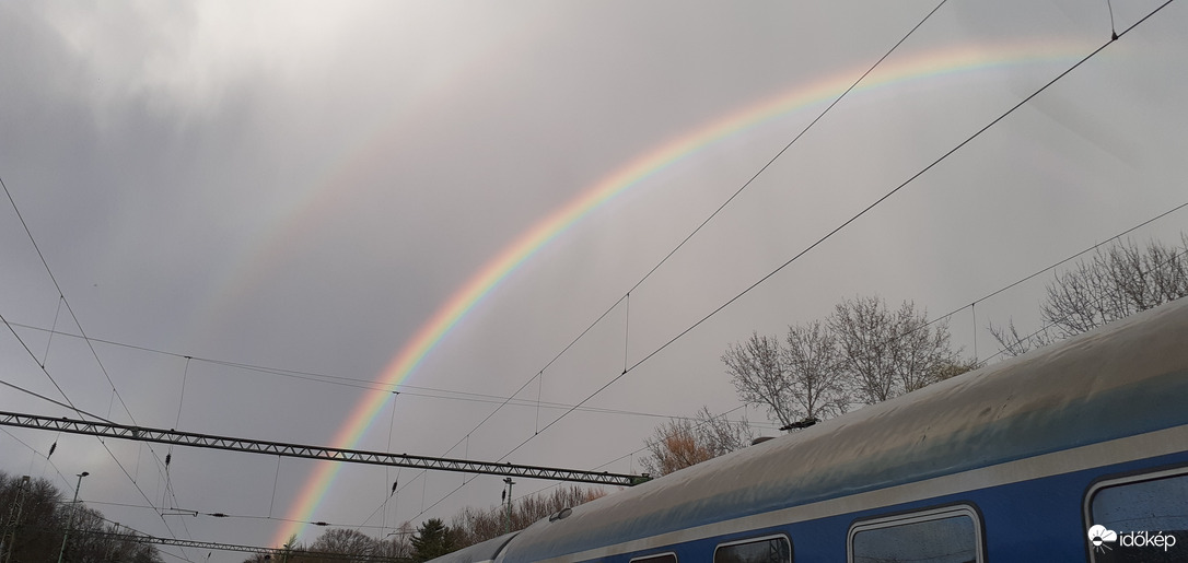 Balatonszárszó szivárvány.