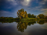 Őszelő a Tisza-tavon