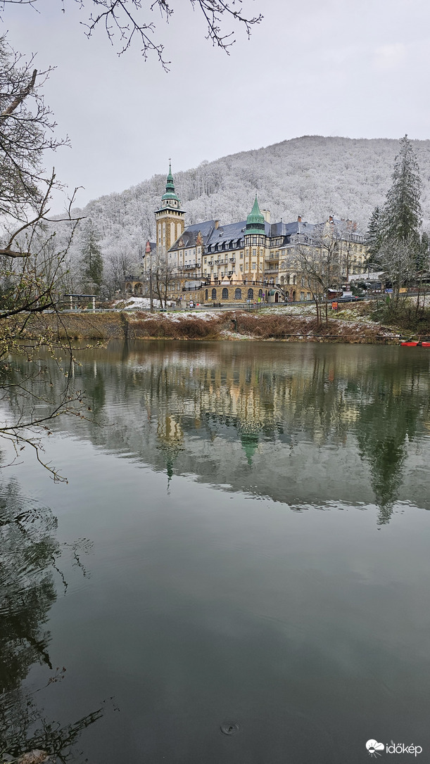 Lillafüred a mai havazás után. 