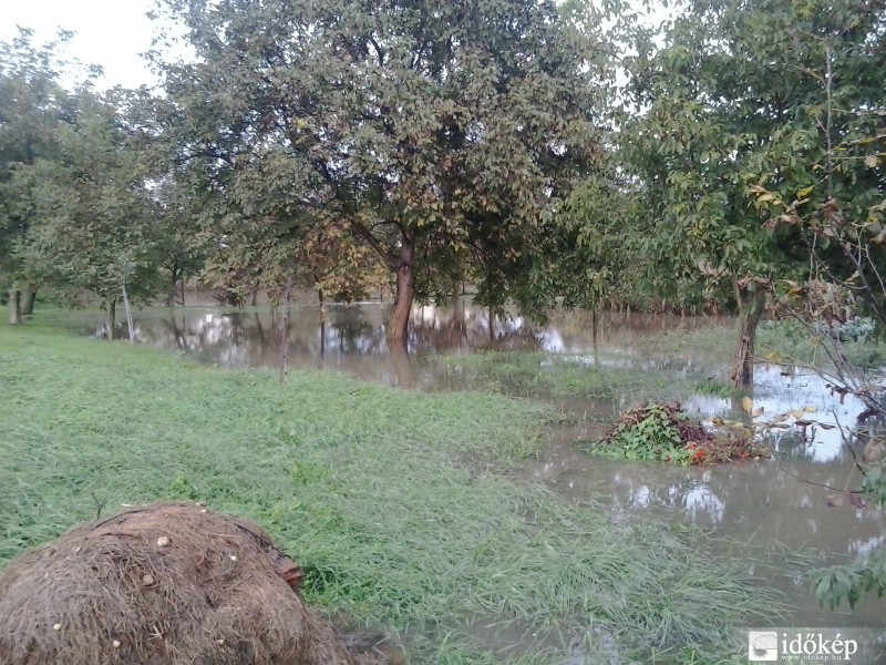 Ikva áradása Petőháza 2014 09 14