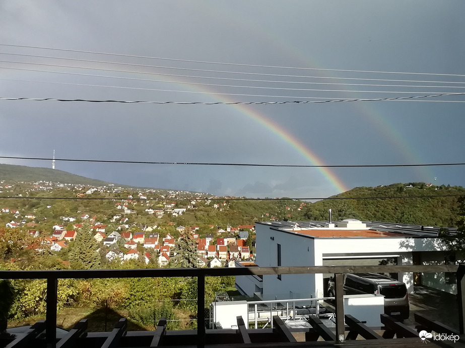 Dupla szivárvány Pécs