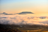 Gyönyörű ködös reggel,Batsányi-kilátóból  