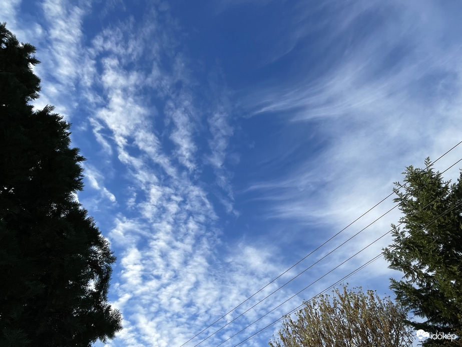 Esőt előrejelző felhők