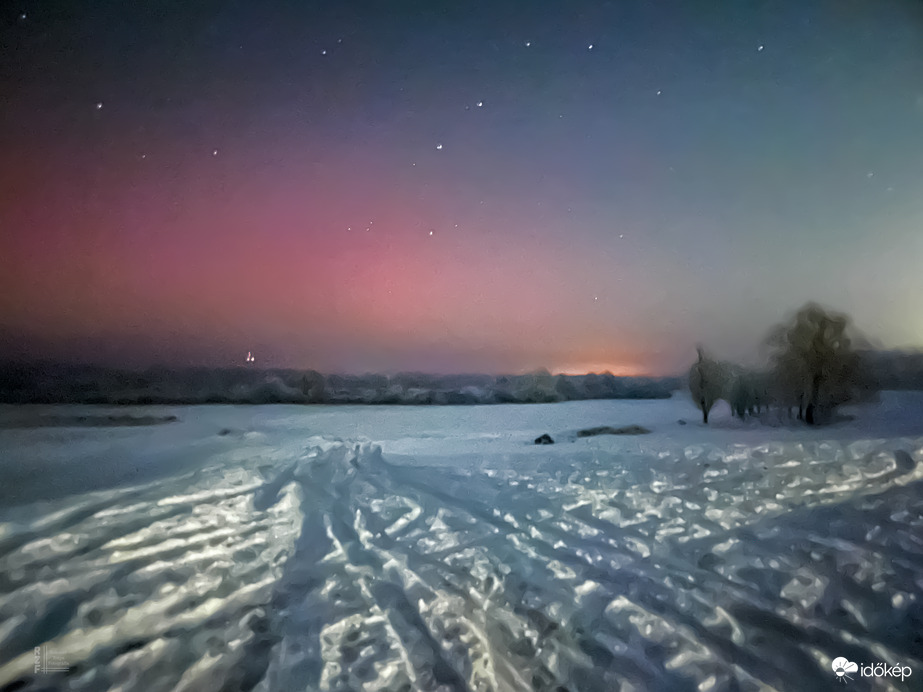 Sarki fény Tiszalökön