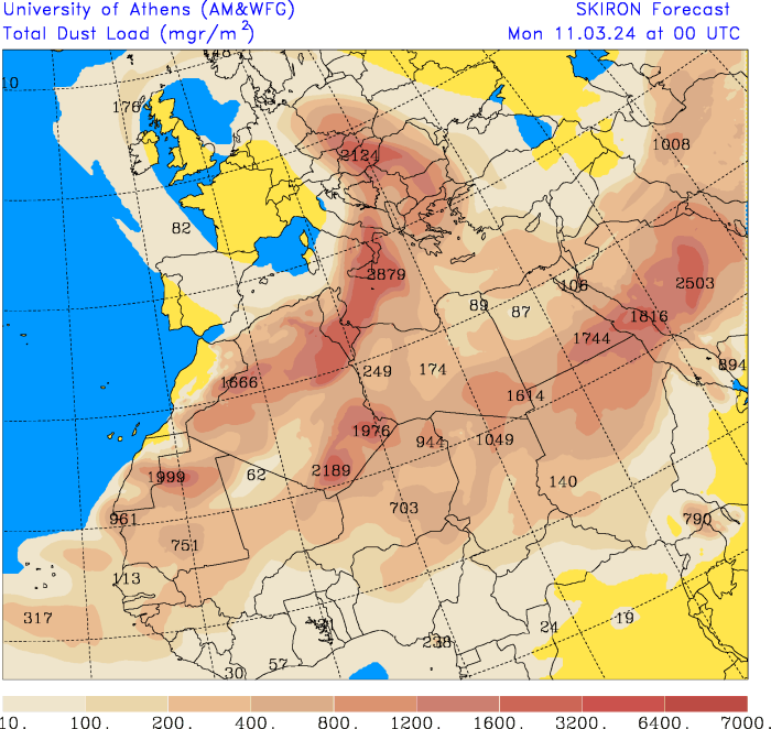 Térkép: Forecast.uoa.gr