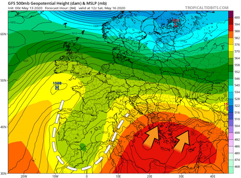 Forrás: Tropicaltidbits.com