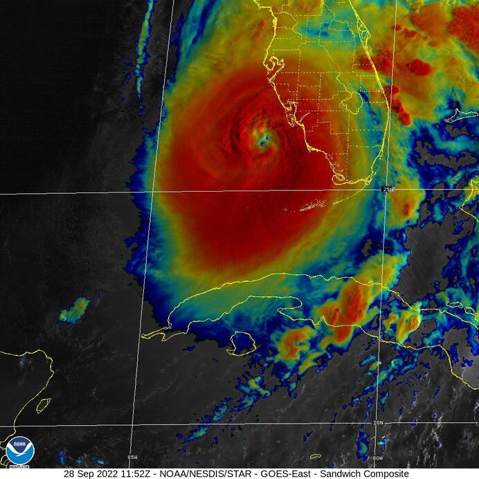Karnyújtásnyira Floridától az Ian hurrikán