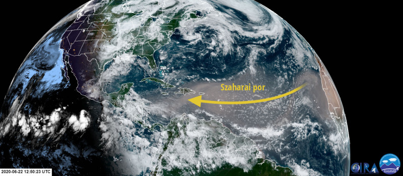 Forrás: GOES-16 műholdfelvétele