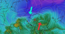 Időjárási grafikonok, térképek