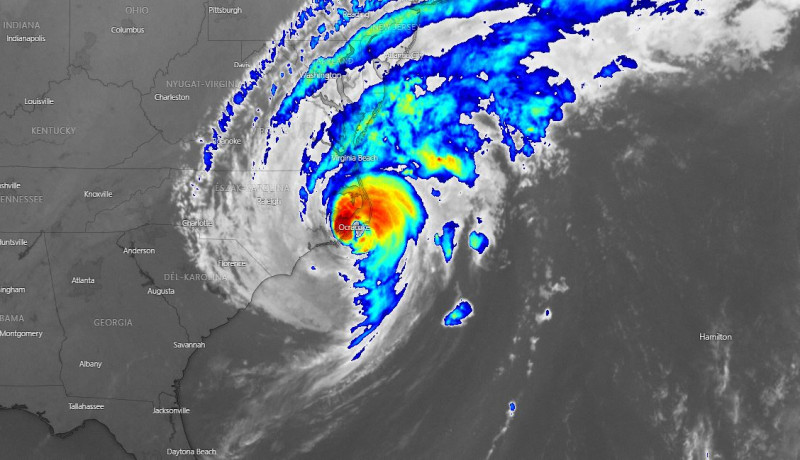 Forrás: Eumetsat/Windy.com