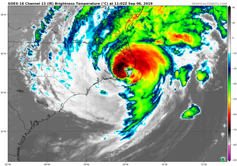 Forrás: Goes-16/Tropicaltidbits.com