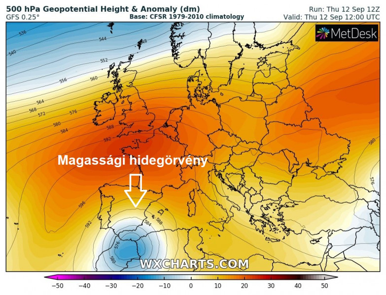 Forrás: WxCharts.com