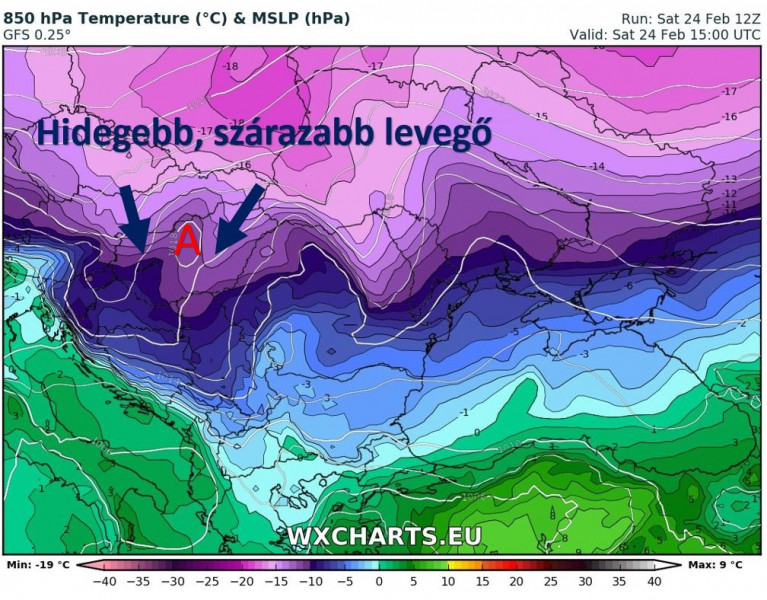 Hidegbetörés február 24-én