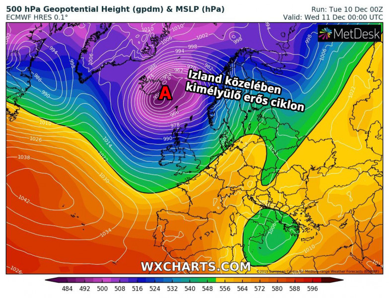 Forrás: WxCharts.com