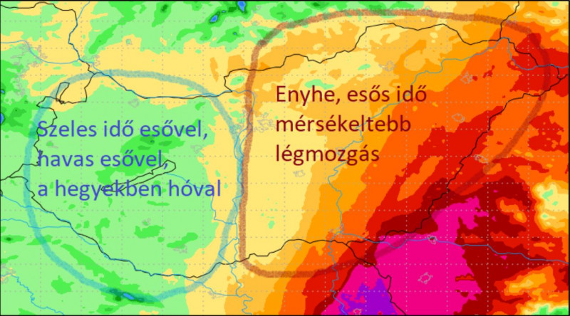Hétfői időjárás