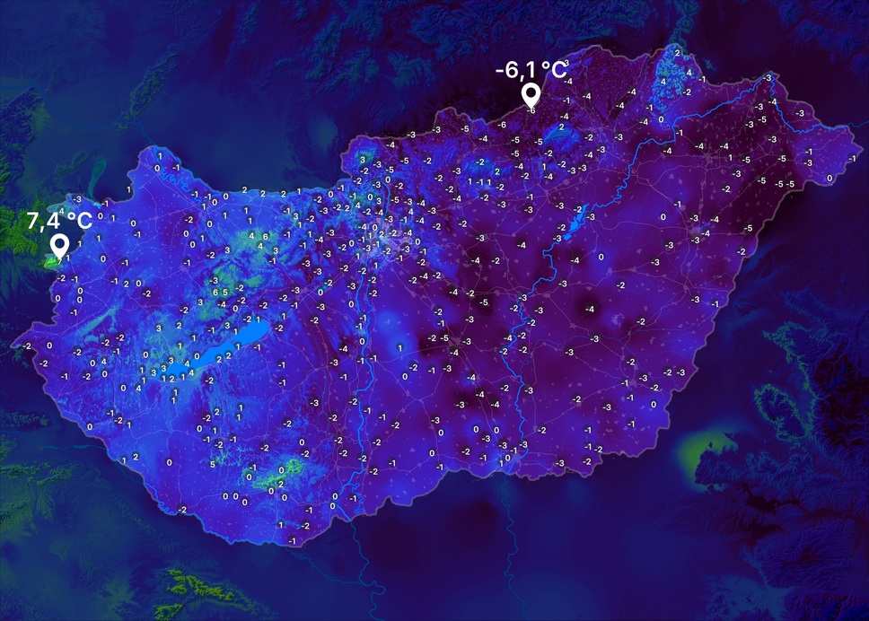 Időjárási grafikonok, térképek