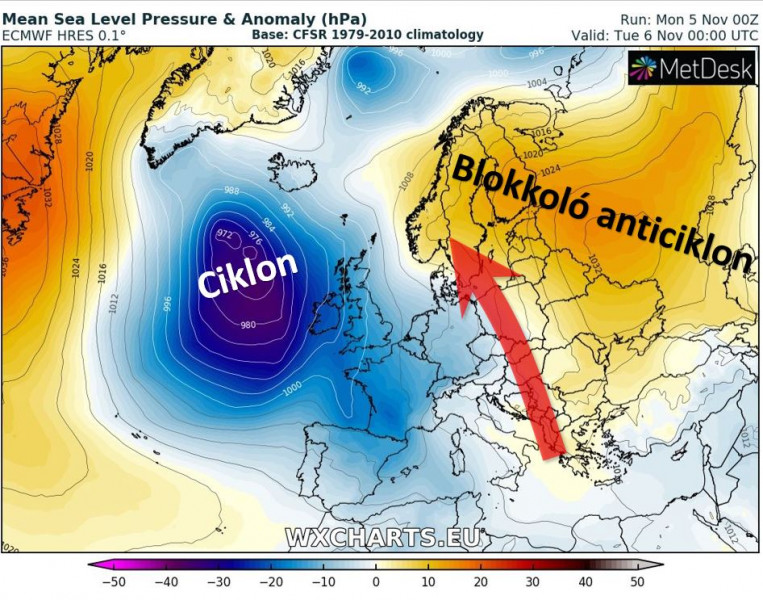 Forrás: wxcharts.eu