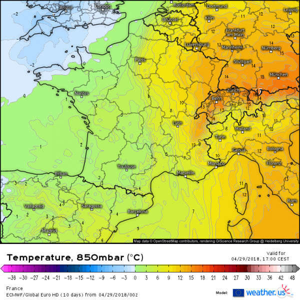 Forrás: Weather.us