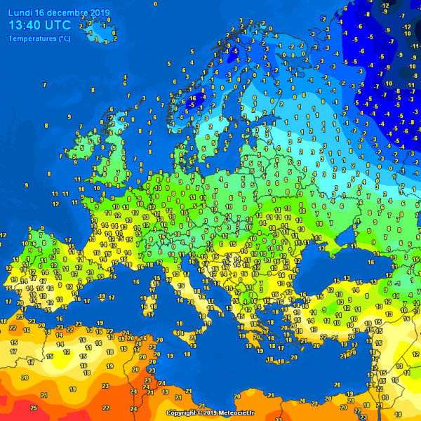 Forrás: meteociel.fr