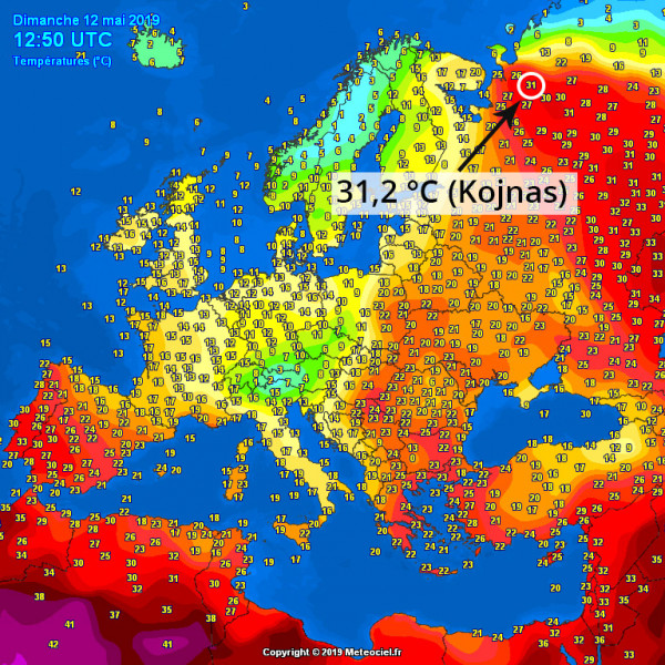 Forrás: Meteociel.fr