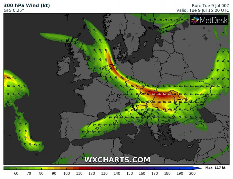 Forrás: wxcharts.eu