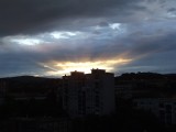 Pécsi naplemente vihar után