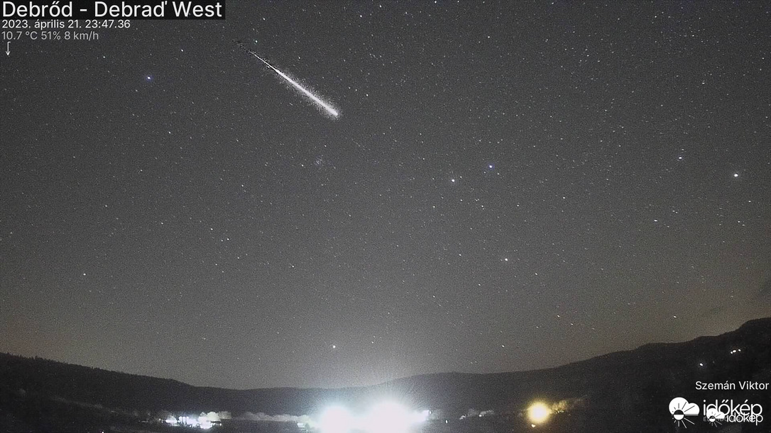 Fényes meteor 2023.04.21. 23:47, Debrőd