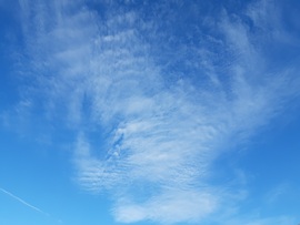 Csíkos felhők Nagykanizsán