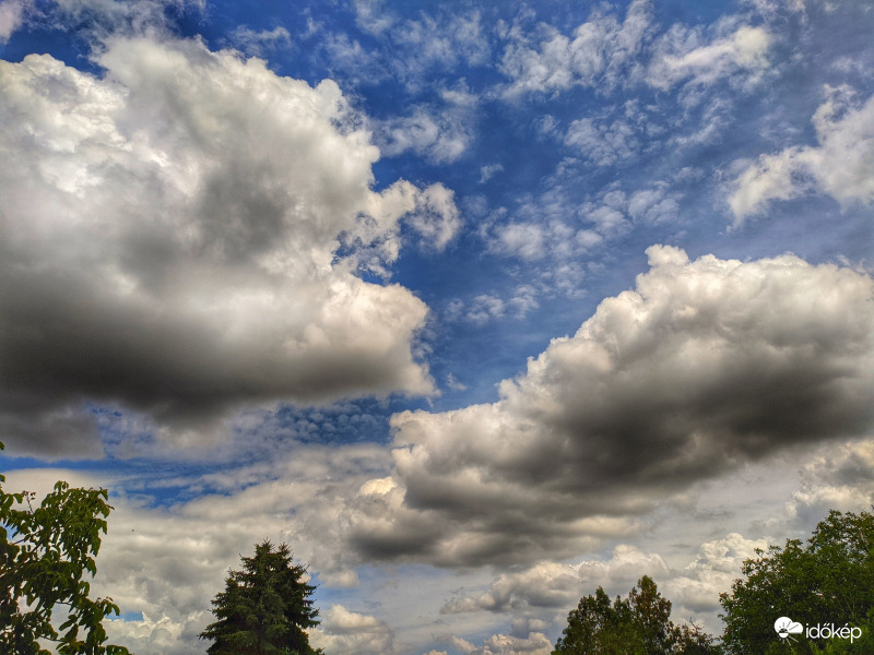 Erősen felhős, szeles időjárás