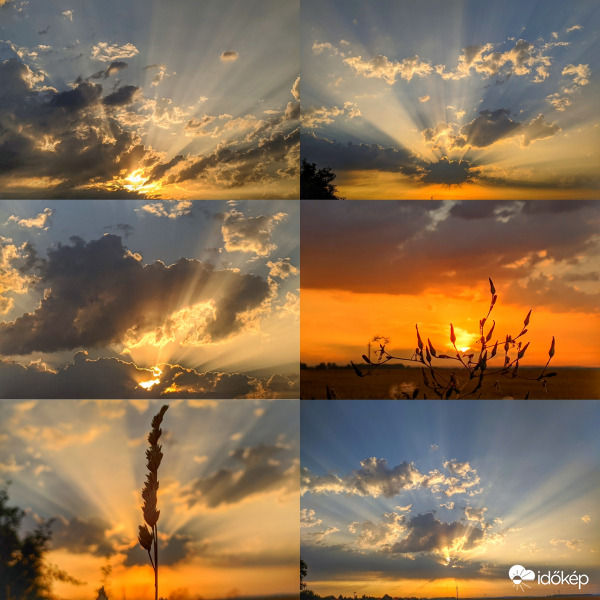 Látványban gazdag alkonyunk