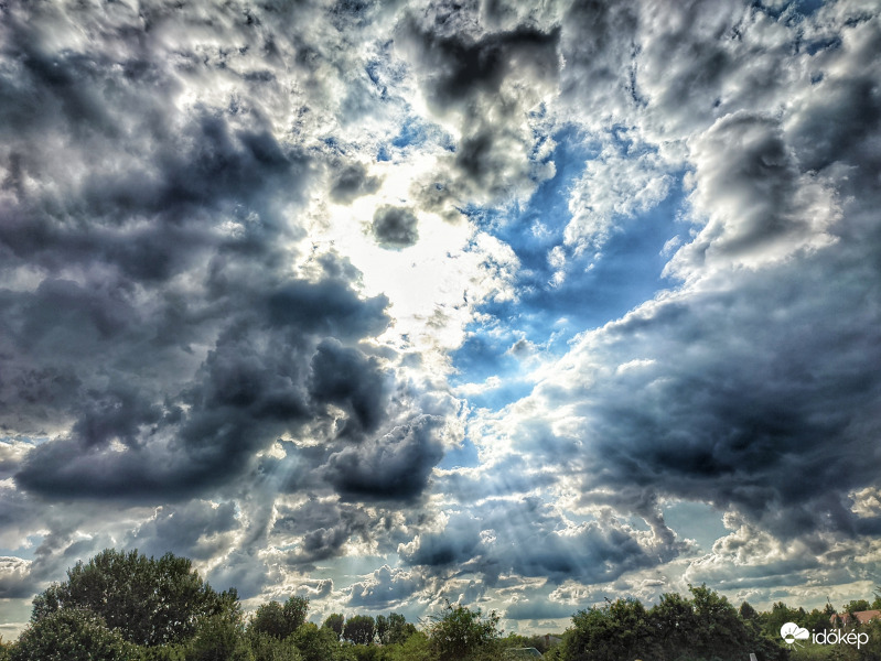 Mára jellemző felhőkép