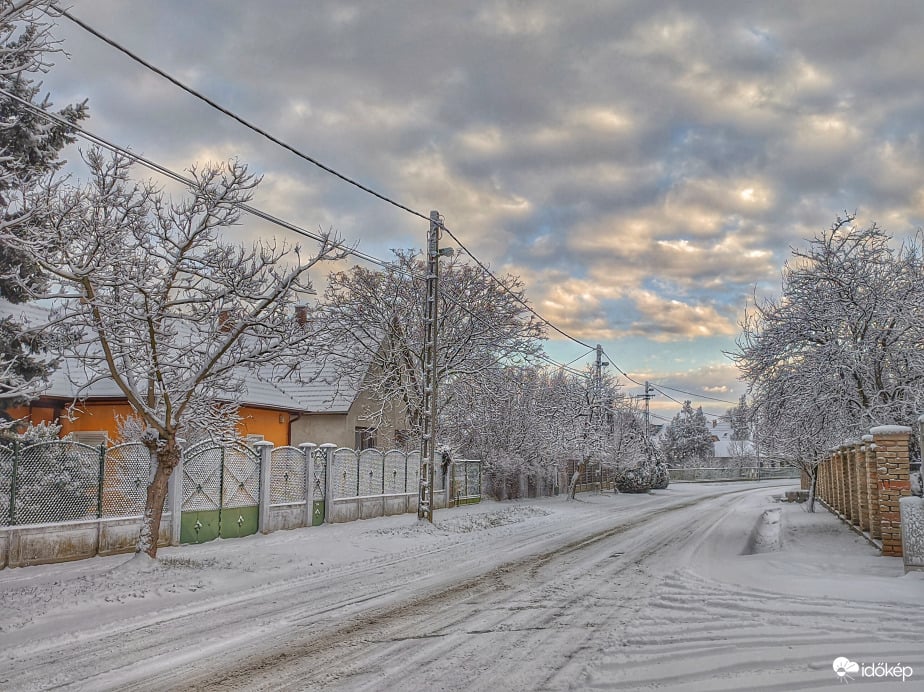Tél a faluban