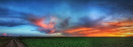 Júliusi alkonyat panorámája