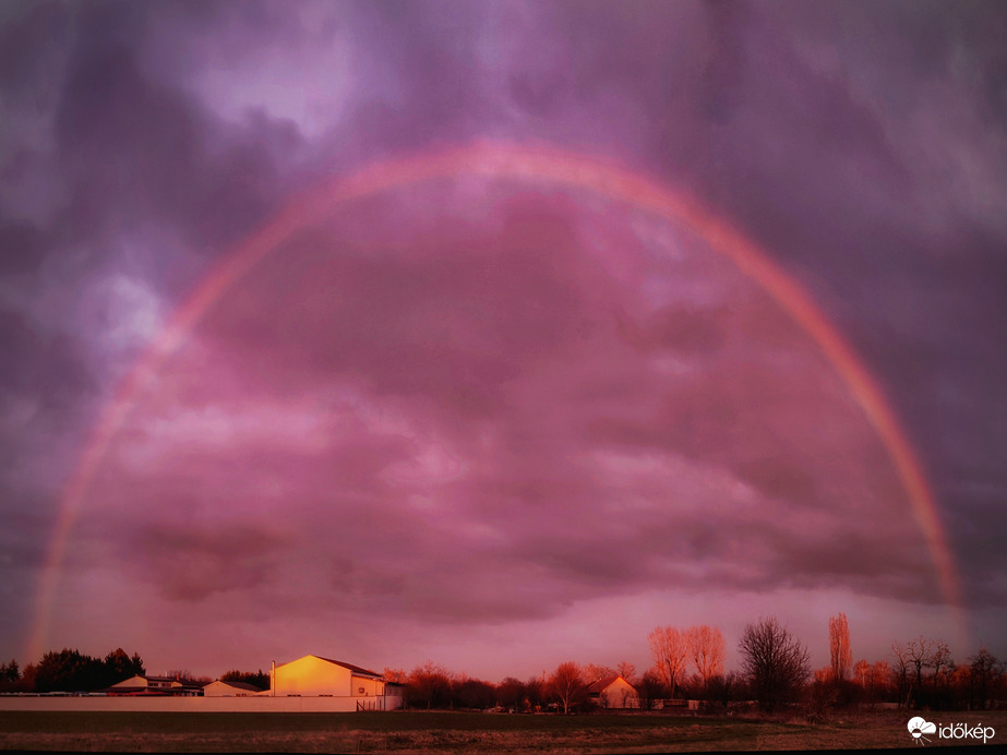 Február végi pompás szivárvány