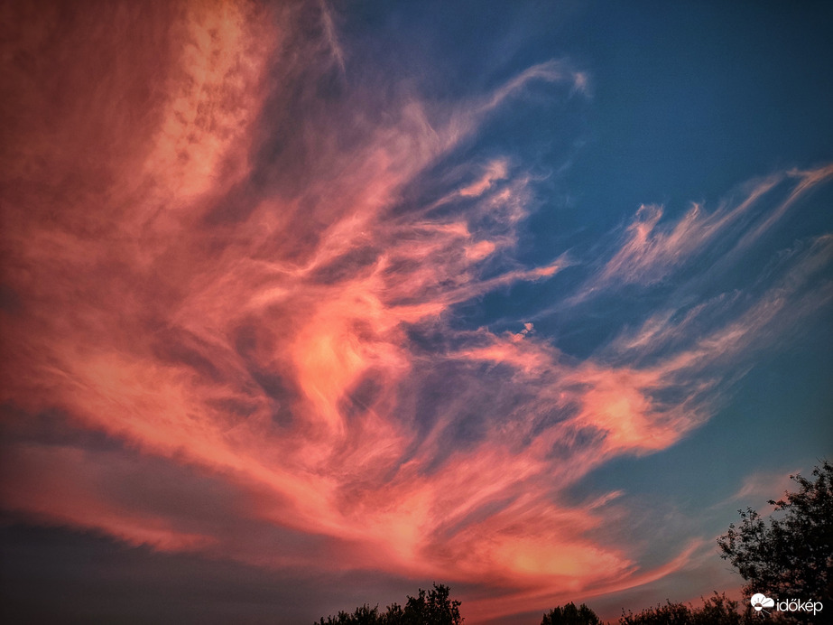 Fellobbanás tetőpontján