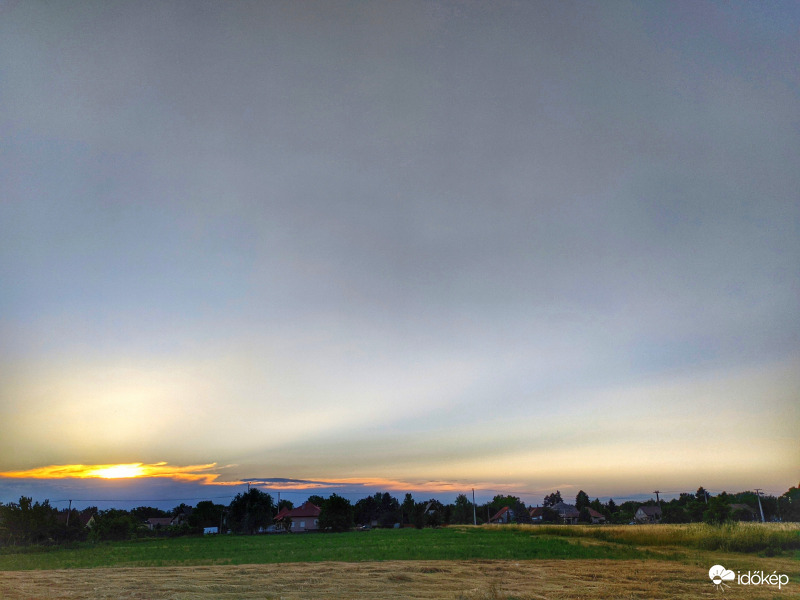 Üllős, sugaras lemenés