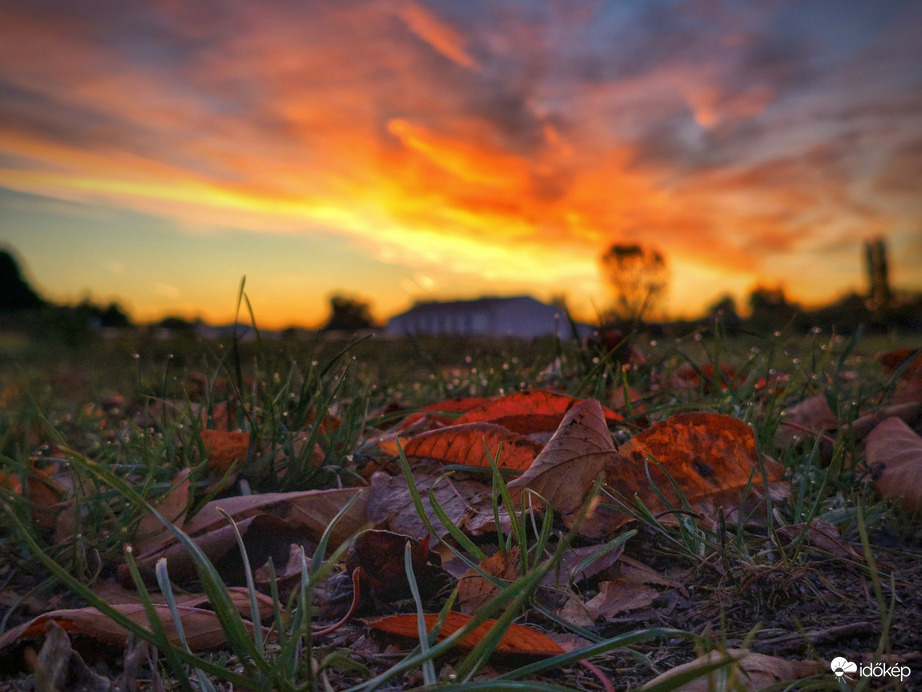 Harmatos októberi reggel
