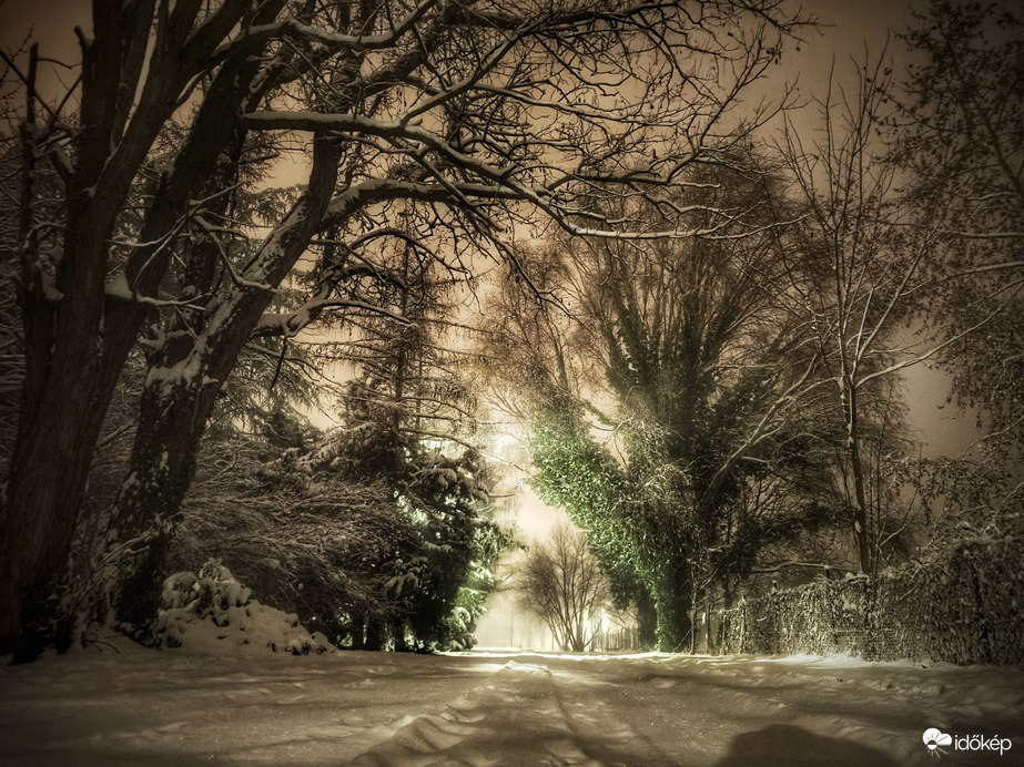 Behavazódott januári éjjelen