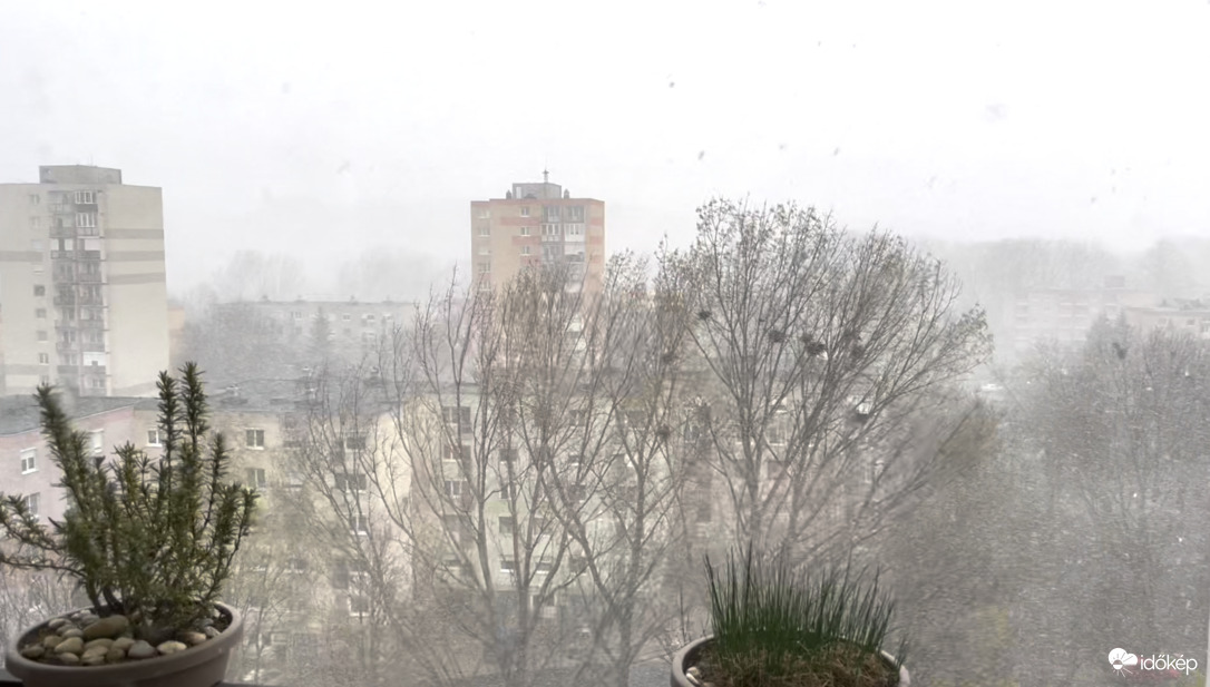 Hófúvás Sopron 2023-03-28